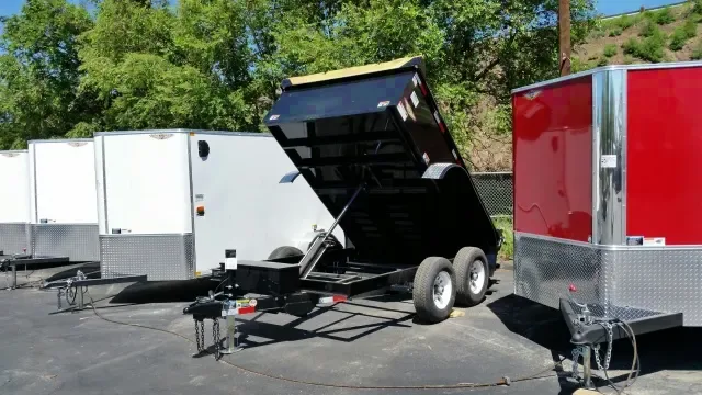 10ft dump trailer d-rings 24 inch side walls