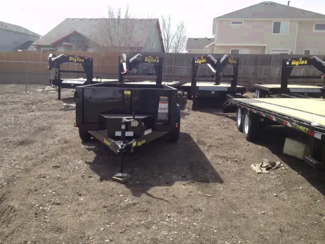 10ft Tandem 3500lb Axle Dump Trailer