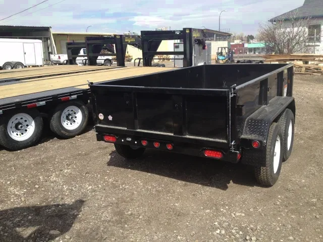 10ft Dump Trailer w/ 1Piece Two Way Style Rear
