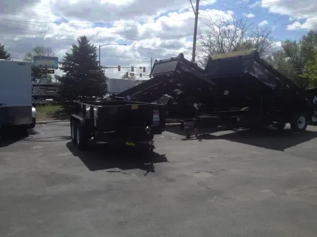 10ft  dump trailer LED lighting