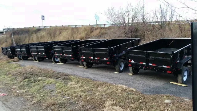 12ft Tandem 5200lb Axle Dump trailer