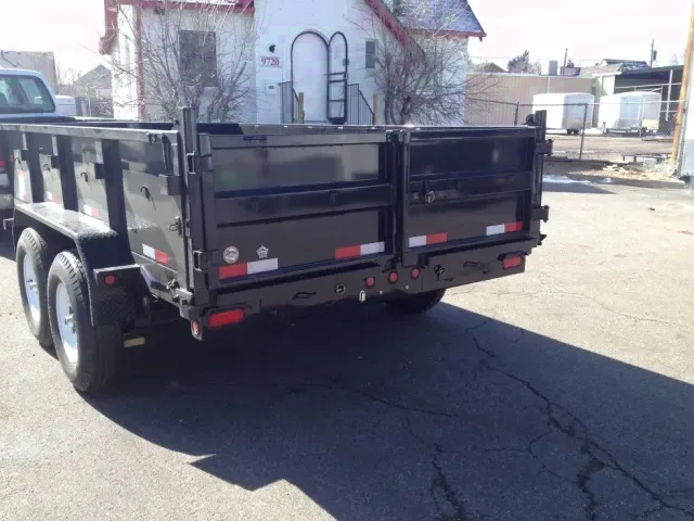 12ft dump trailer 2 foot tall steel sides