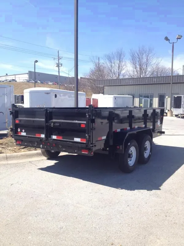 14ft Tandem 7000 lb Axles Dump Trailer