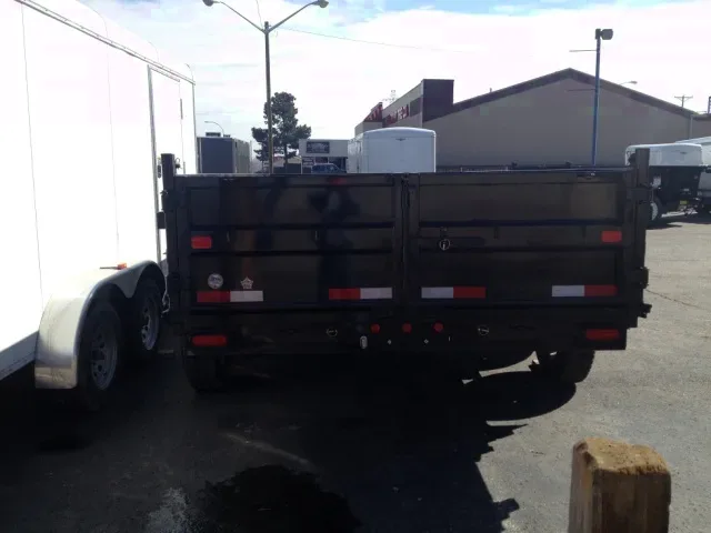 7x14 dump trailer Scissor Lift Hoist