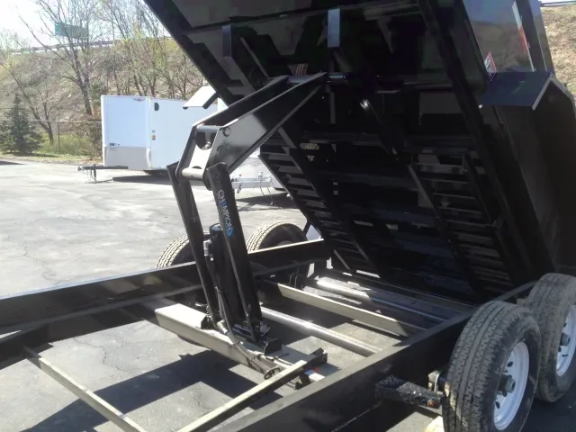 14ft Scissor Lift Dump Trailer