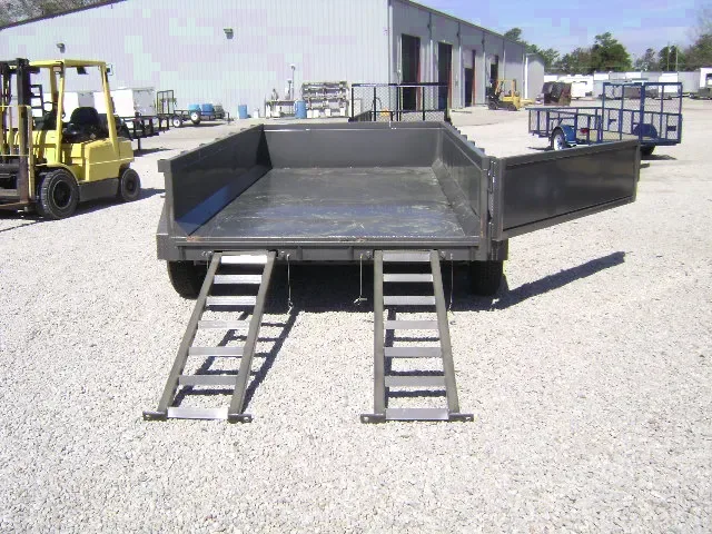 CHARCOAL BP 12FT DUMP TRAILER
