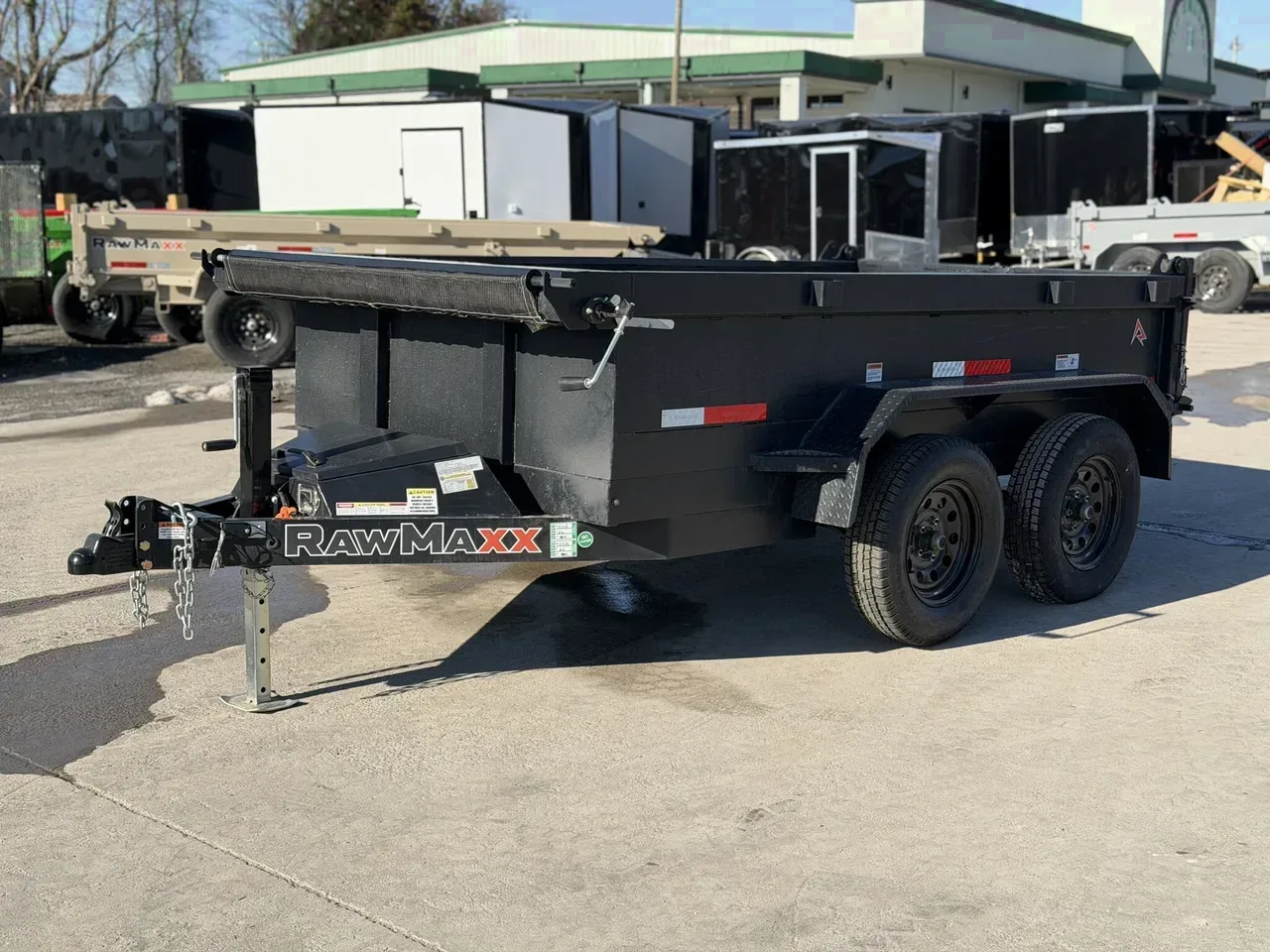 129711 - 2026 RawMaxx SDX 5x10 7k Dump Dump Trailer