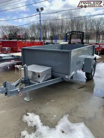 Make an Offer: 2025 5x8 Single Axle Dump Trailer