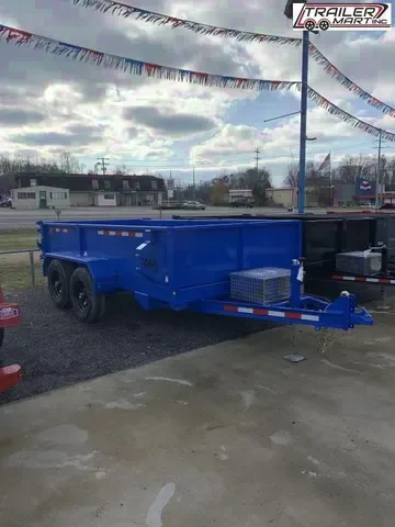 2025 6x12 Blue Dump Trailer - Make an Offer