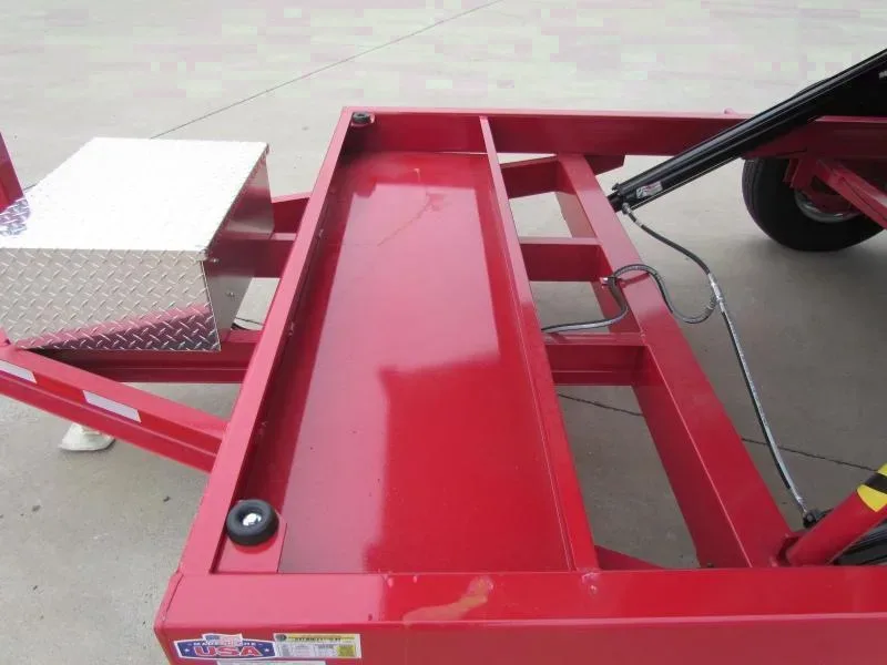 Make Offer: 2025 7x14 Red 7-Ton Dump Trailer - Heavy-Duty Tandem Axle in Clarksville, TN