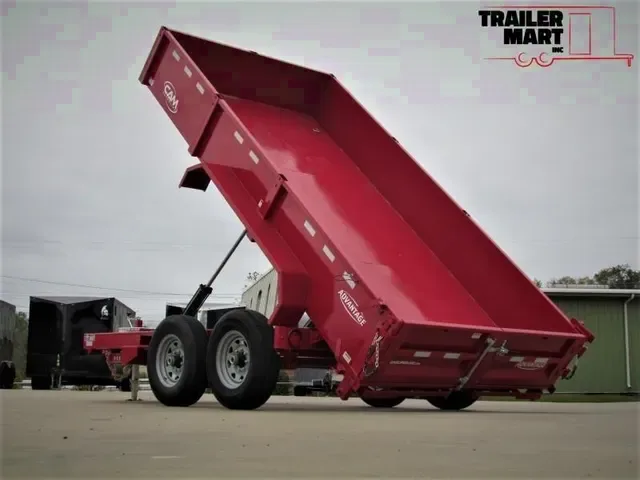 Heavy-Duty 2025 7x14 7-Ton Dump Trailer (Red) - Make an Offer!