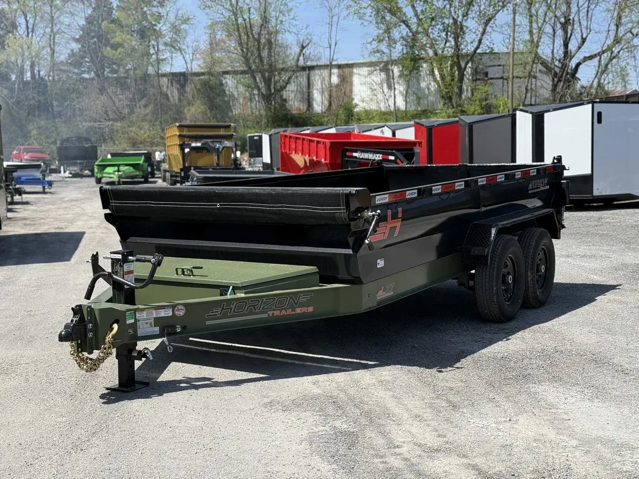 010544 - 2025 Horizon Trailers LZ7 14' 14k Dump Dump Trailer