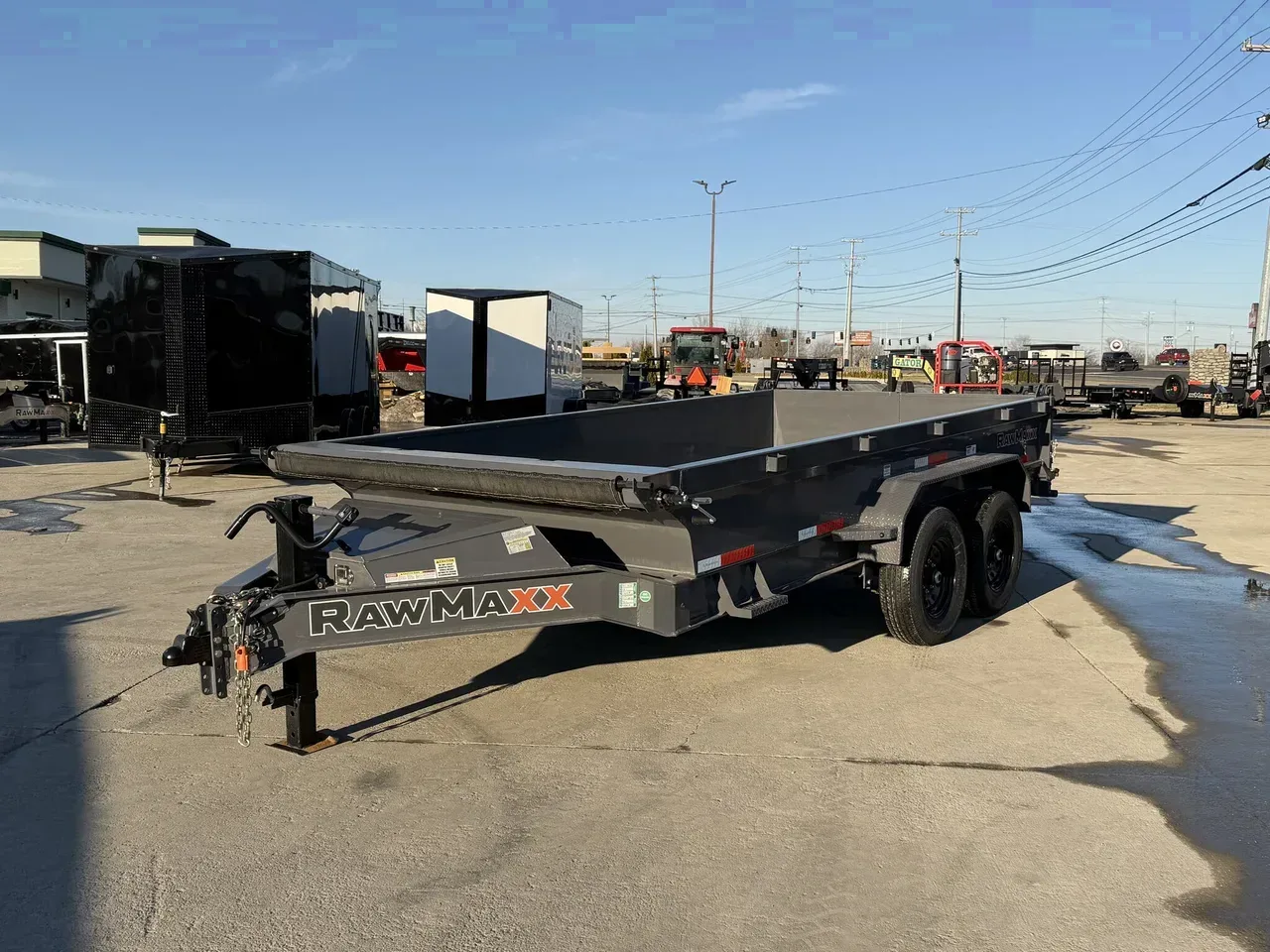 129529 - 2026 RawMaxx GDX 7x14 14k Dump Dump Trailer