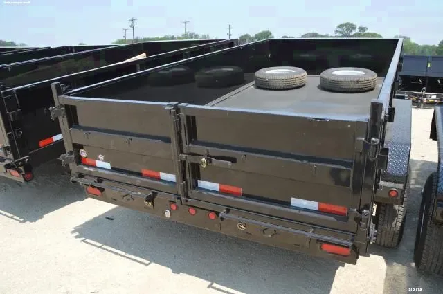 14ft w/24 Inch Steel High Sides Dump Gooseneck