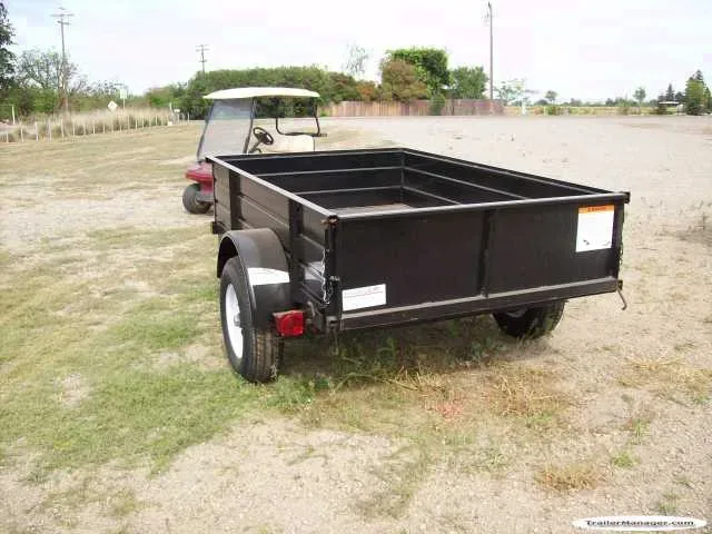 Dump Trailer 8ft 5K Single Rear