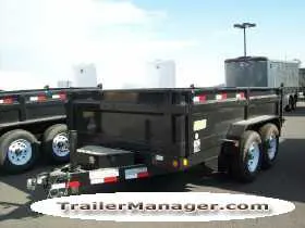 12ft 10K Steel Dump Trailer