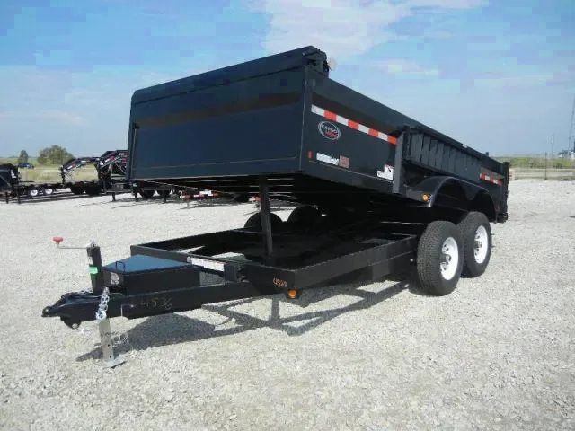 14 ft Dump Trailer w/2 Foot Sides