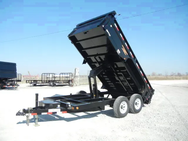 BP 16 ft Dump Trailer w/Tarp Kit