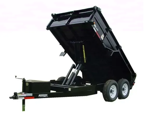 12FT BLACK BP TA DUMP TRAILER
