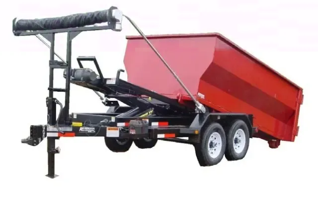 12FT  ROLL OFF BUMPER PULL DUMP