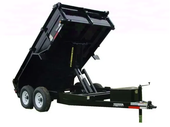 14FT DUMP TRAILER W/7000LB TANDEM AXLES