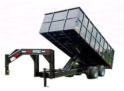 20ft Dump Trailer w/Slide In Ramps