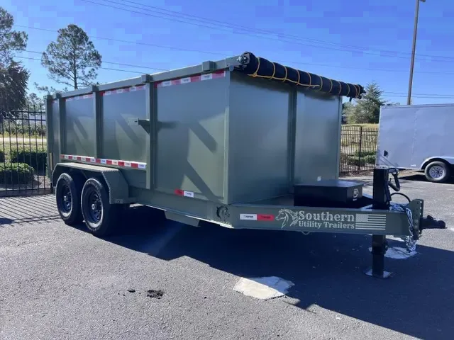 2025 Southern Utility 7 X 14 X 4  Hydraulic Dump Trailer