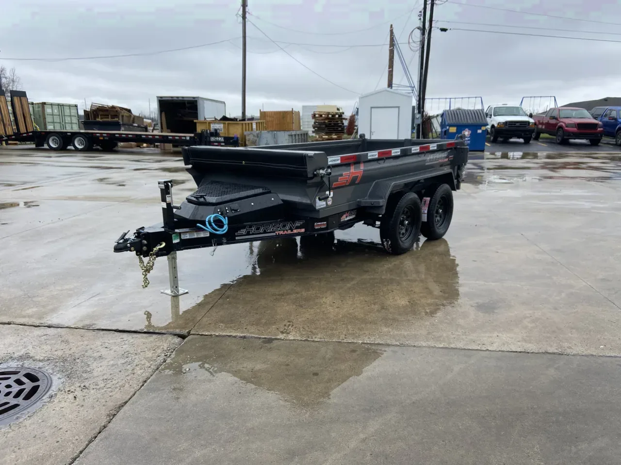 Horizon 10'X60X18" BP Dump Trailer