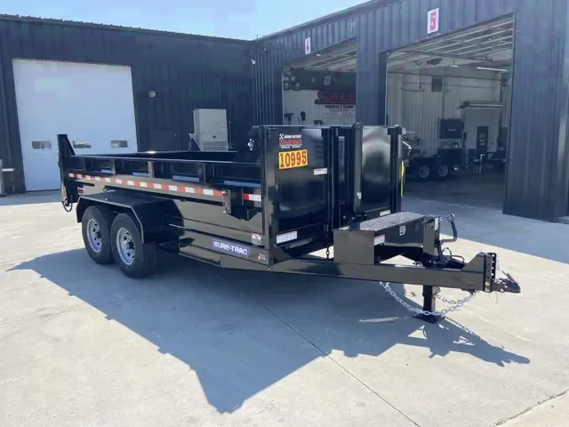 New 2025 Sure-Trac 7x14 HD Low Profile Dump Trailer with Telescopic Lift – Submit Your Offer!