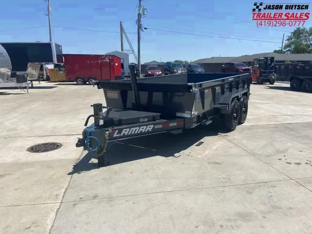 2025 Lamar 7x14 Low Profile Telescopic Dump Trailer - Edgerton, OH