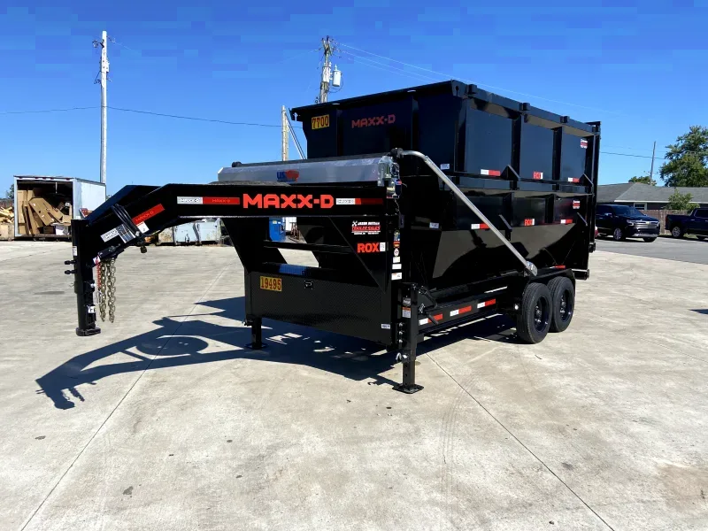 2025 MAXX-D ROX 16K Gooseneck Roll Off Bin Trailer (Trailer Only)