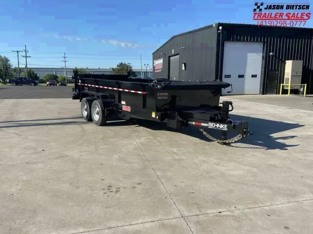 Make Offer: 2025 Behnke 7x16 Low Profile Dump Trailer - Tandem Axle