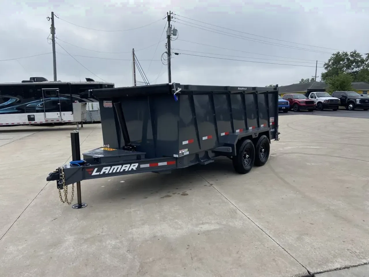 Lamar 83"X14' Dump Trailer
