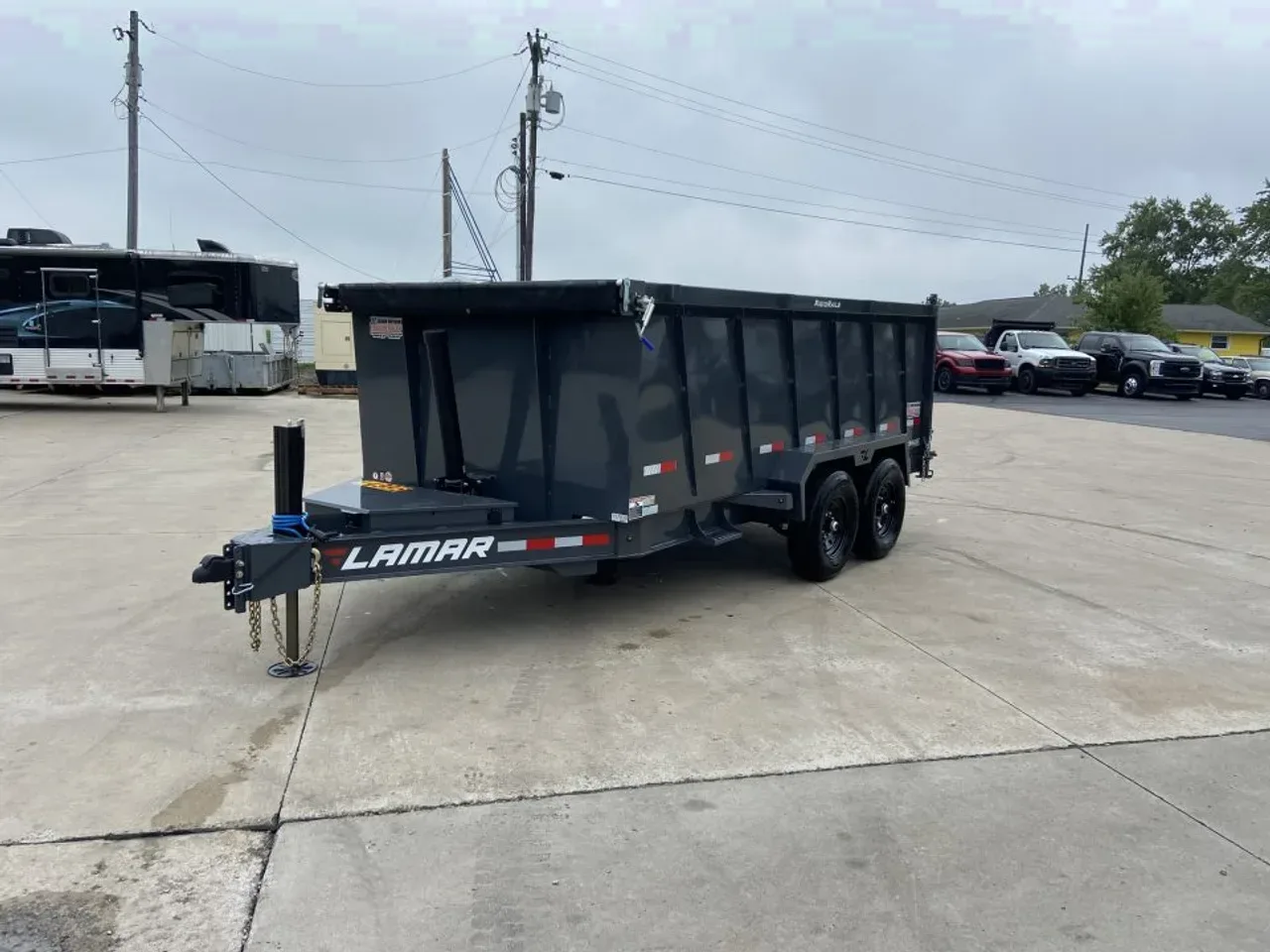 Lamar 83"X14' Dump Trailer