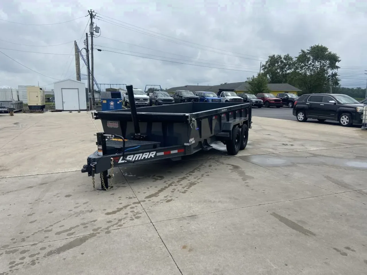 Lamar 83"X16' Dump Trailer