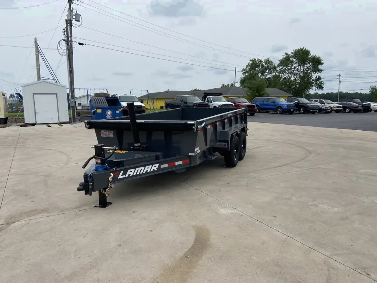 Lamar 83"X14' Dump Trailer