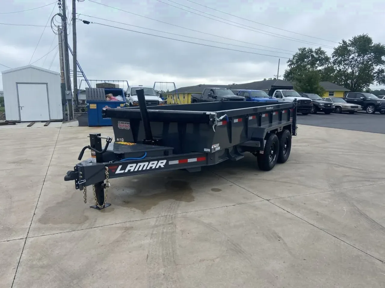 Lamar 83"X14' Dump Trailer