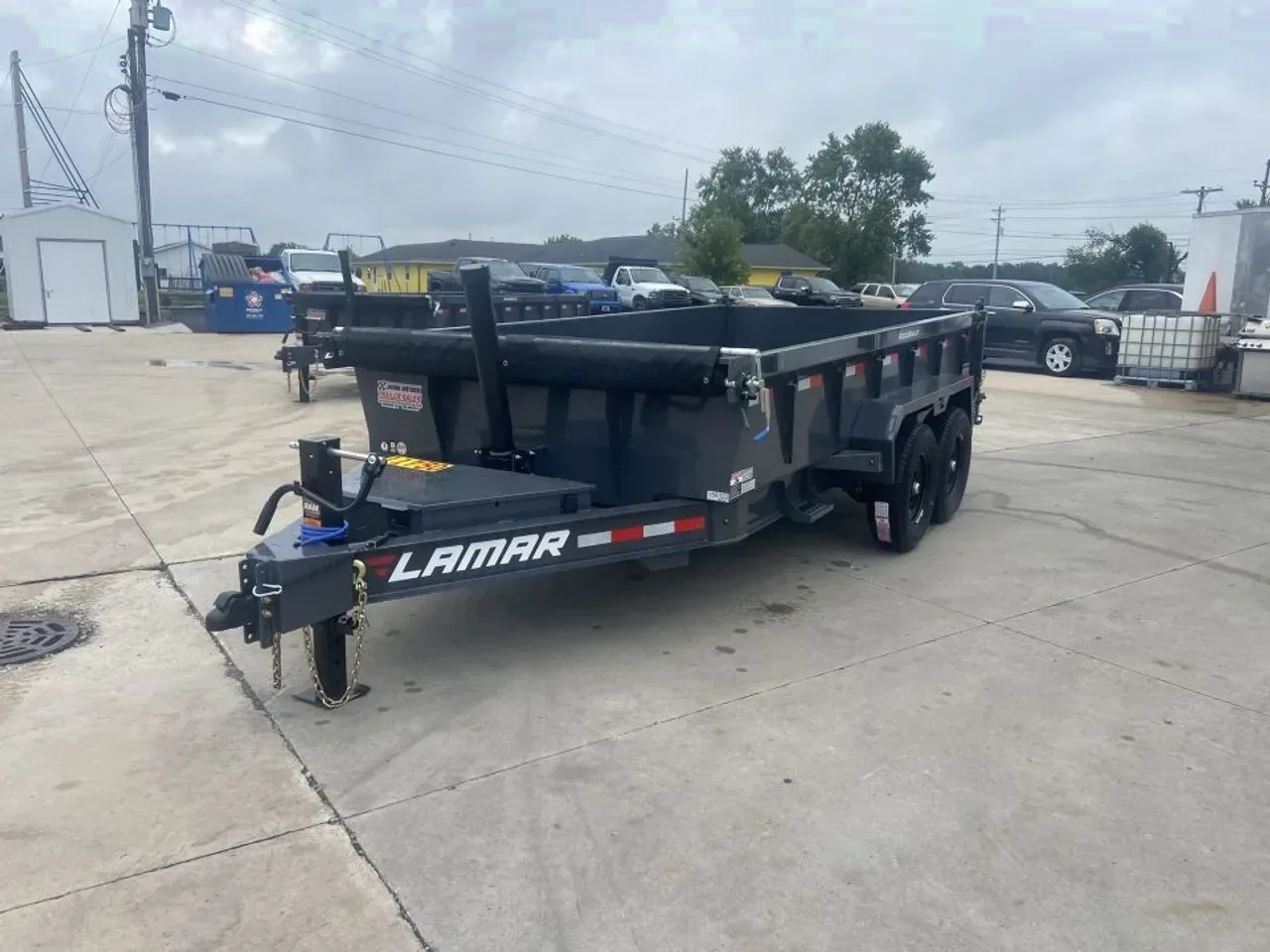 Lamar 83"X14' Dump Trailer