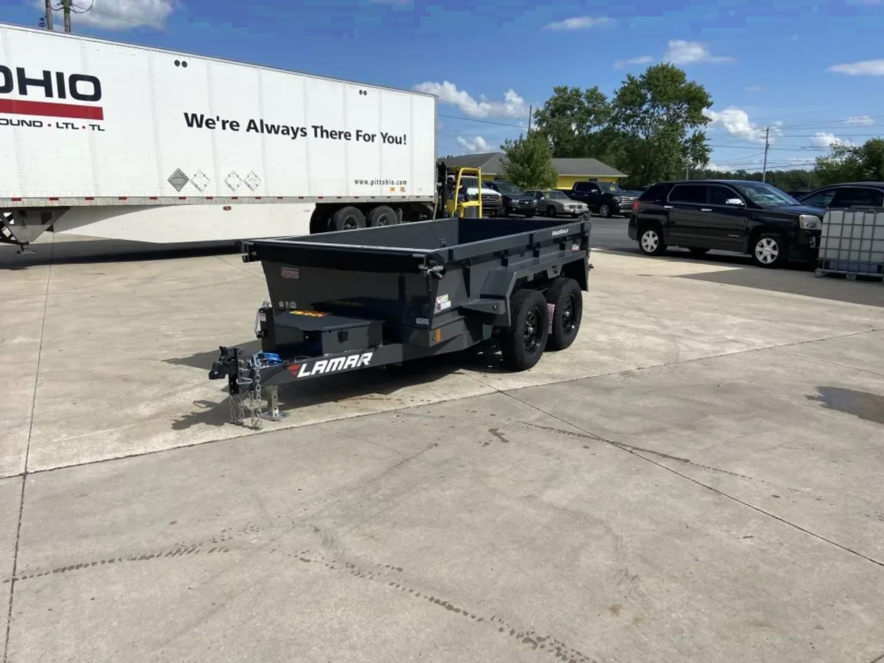 Lamar 60"X10' Mini Dump Trailer 7K