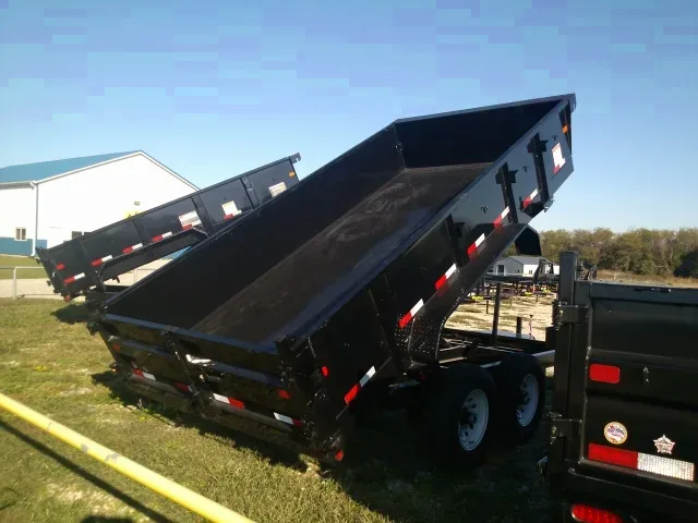 16ft Bumper Pull Dump Trailer w/ Combo Gate