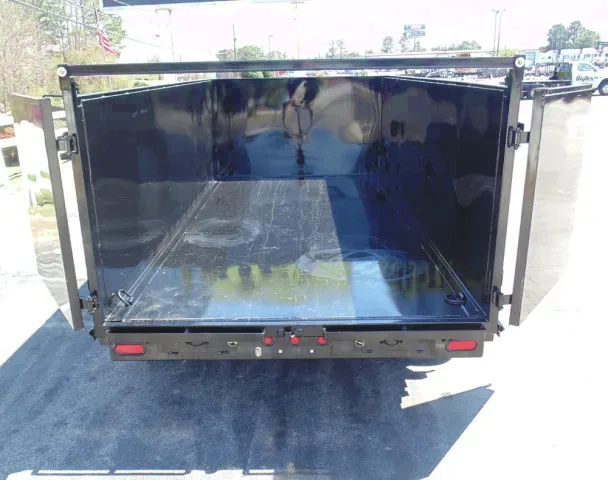 14FT BUMPER PULL DUMP TRAILER W/4 FOOT SIDES
