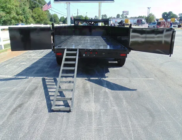 16ft Gooseneck Dump Tailer w/Combo Gate