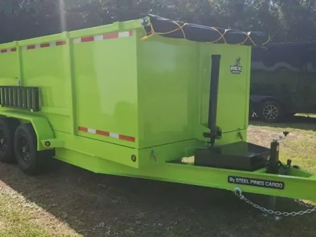 2026 Steel Pines Cargo REX Heavy Duty 7X16 Dump Trailer w/ 48" Sides