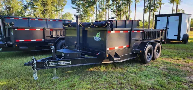 HEAVY DUTY 7x16 Dump Trailer 24" Tall Sides