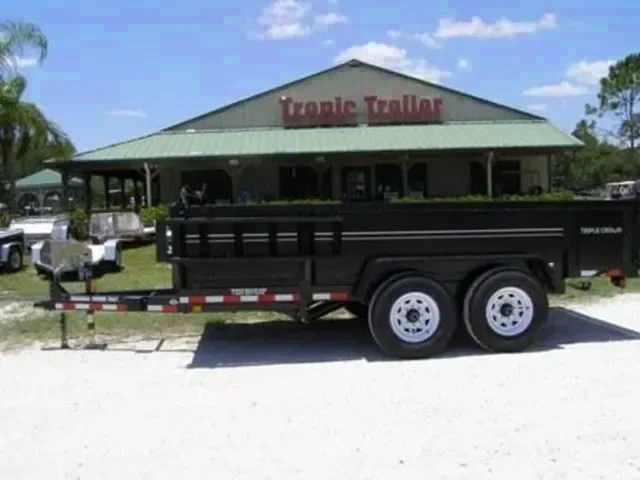 2025 Triple Crown Trailers 7x14 HD Dump