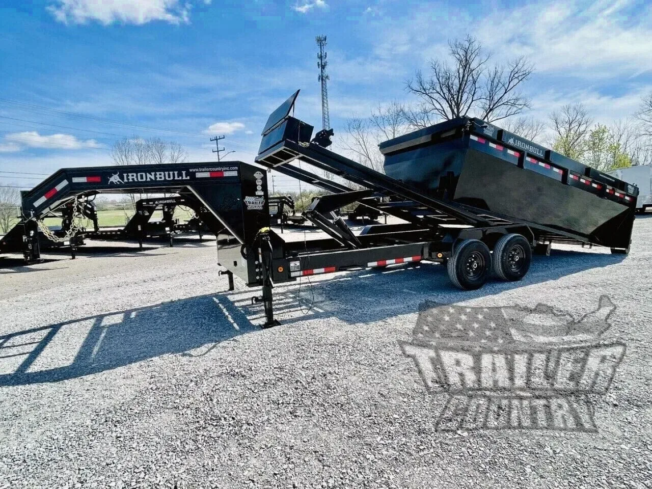 2026 New 83" x 16' , 14K Tandem Axle GN Roll-Off Dump Trailer w/ 1 = Stackable Dump Bin