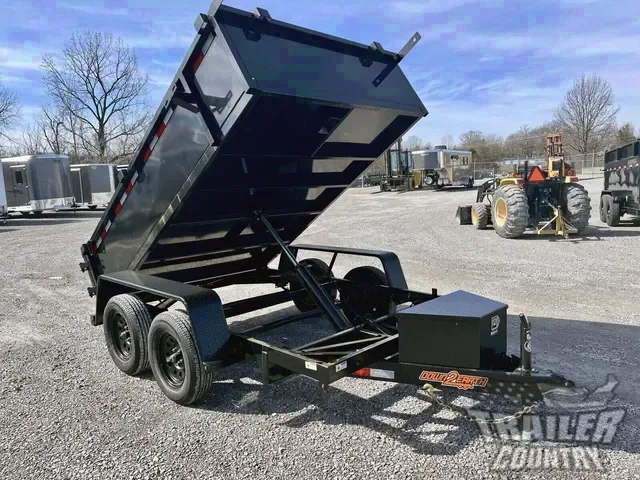 2026 New 6' x 10' Single Cylinder Hydraulic Dump Trailer w/ 22" High Sides