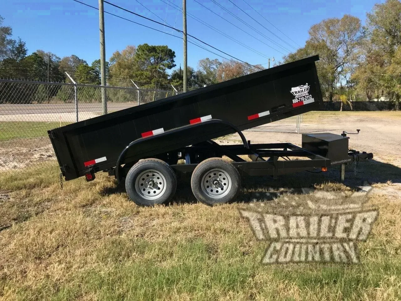 2026 Brand New 6' x 12' Bumper Pull Hydraulic Dump Trailer w/ 24" High Sides
