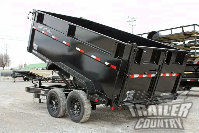 2026 NEW Ironbull 7x14x36 Scissor Hoist Hydraulic Dump w/ 3 way Spreader Gate