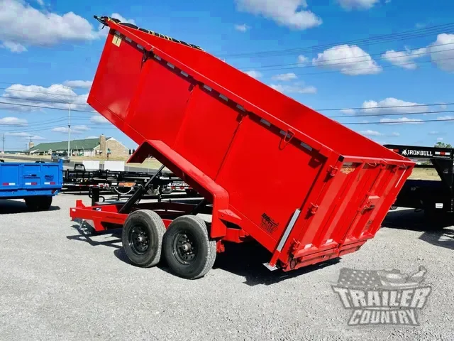 2026 New 7' x 14' Hydraulic Dump Trlr w/ 48" High Sides, 1 Piece Floor